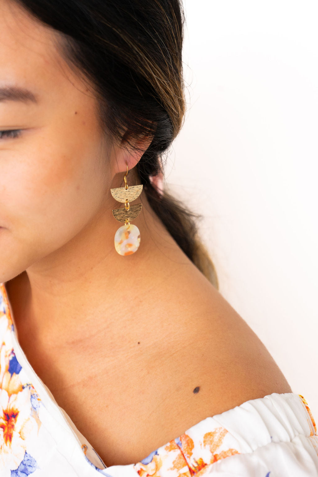 Elena Earrings - Orange Dream from Spiffy & Splendid