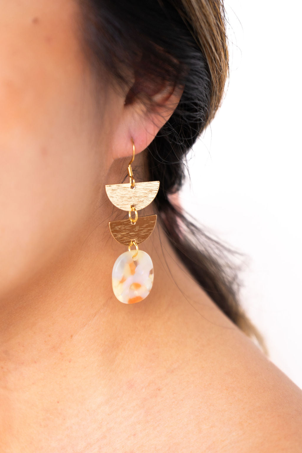 Elena Earrings - Orange Dream from Spiffy & Splendid