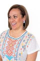 Chloe Hoops - White from Spiffy & Splendid
