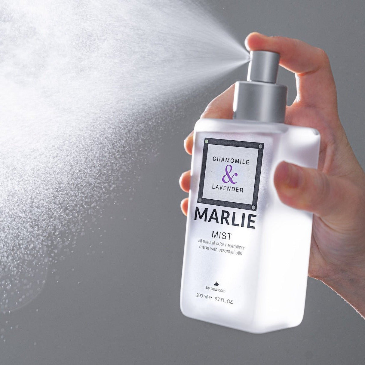 Marlie Mist Pet Odor Eliminator Spray with Essential Oils from Paw.com