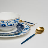 Ozarke's Gem Blue White Plate Set from Ozarké