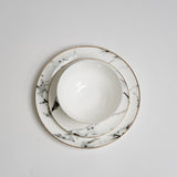 Ozarke's Alliance Grey Marble Plate Set from Ozarké