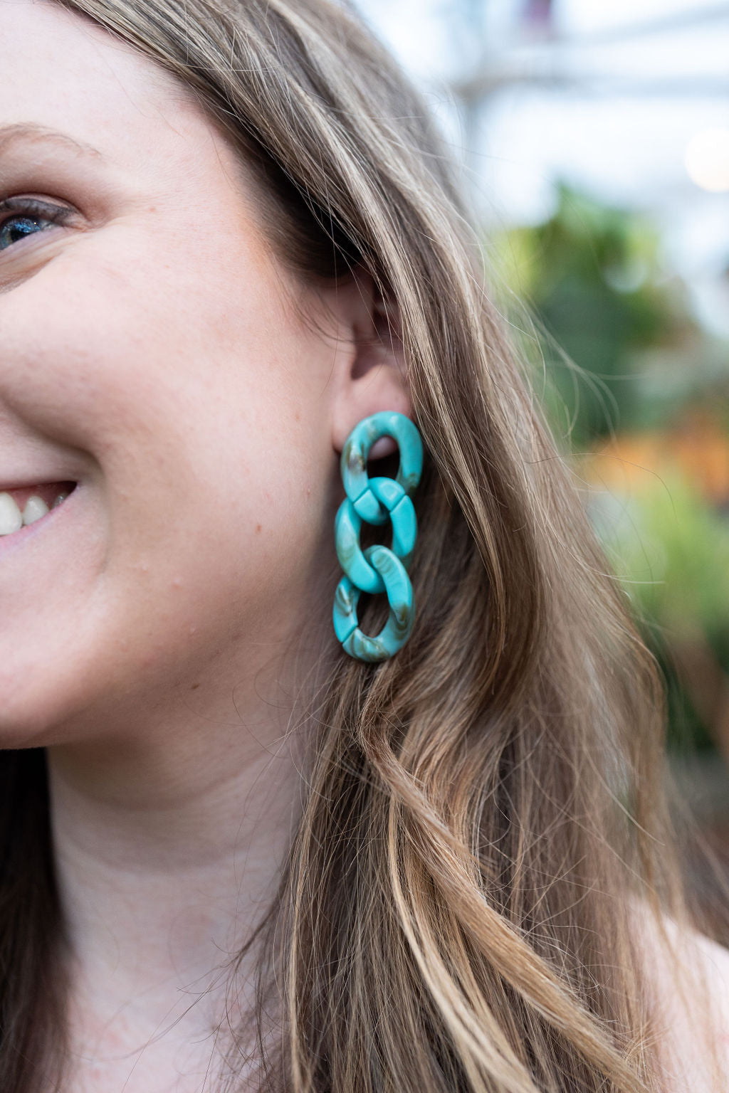 Brooklyn Earrings - Turquoise from Spiffy & Splendid