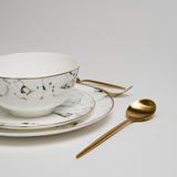 Ozarke's Alliance Grey Marble Plate Set from Ozarké