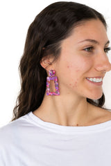 Avery Earrings - Paradise Pink from Spiffy & Splendid