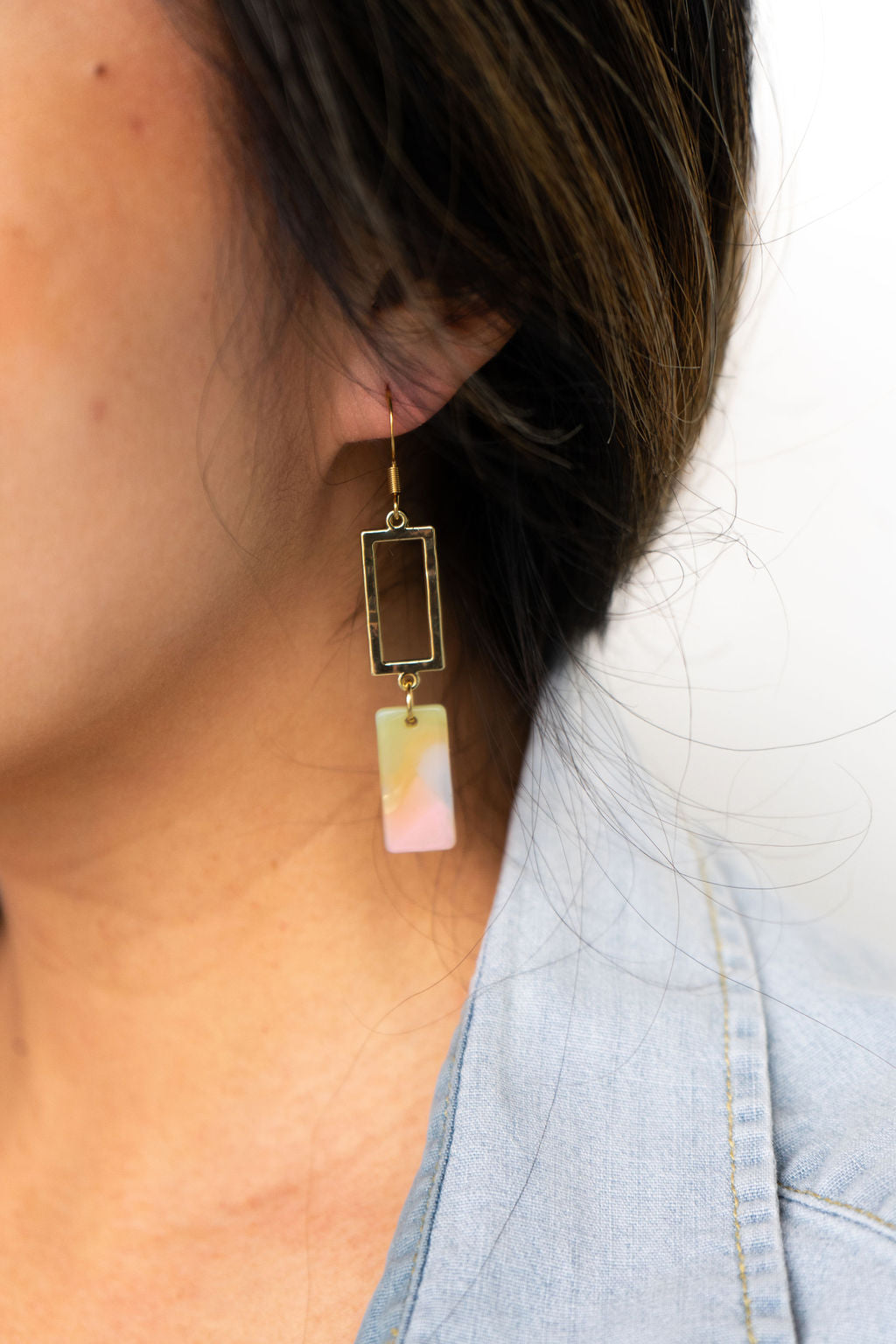 Raya Earrings - Pastel Rainbow from Spiffy & Splendid