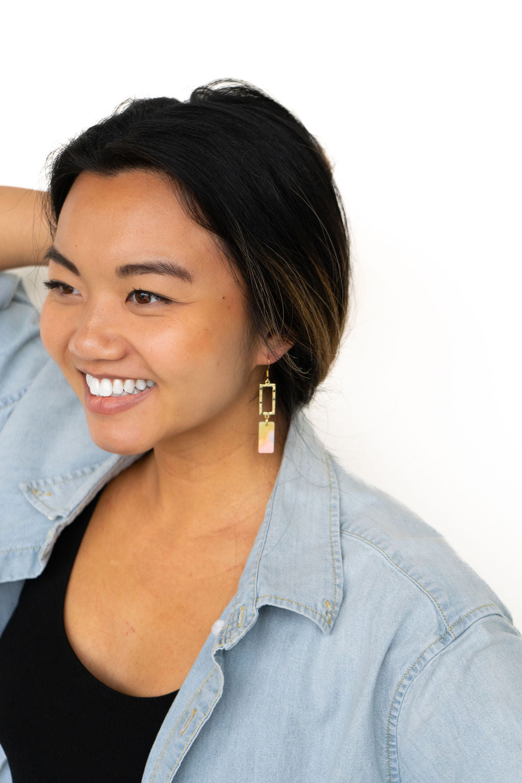 Raya Earrings - Pastel Rainbow from Spiffy & Splendid