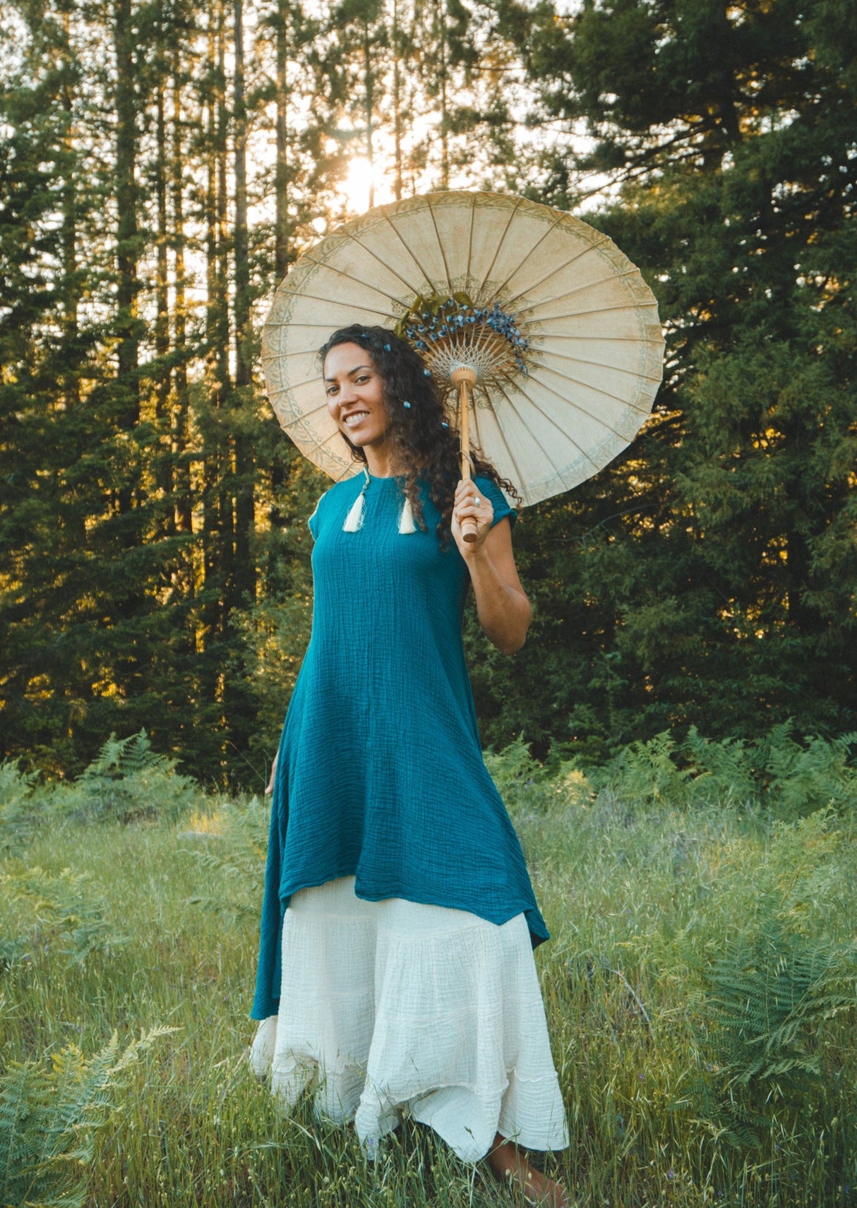 Tee Dress From Cotton Flower Clothing