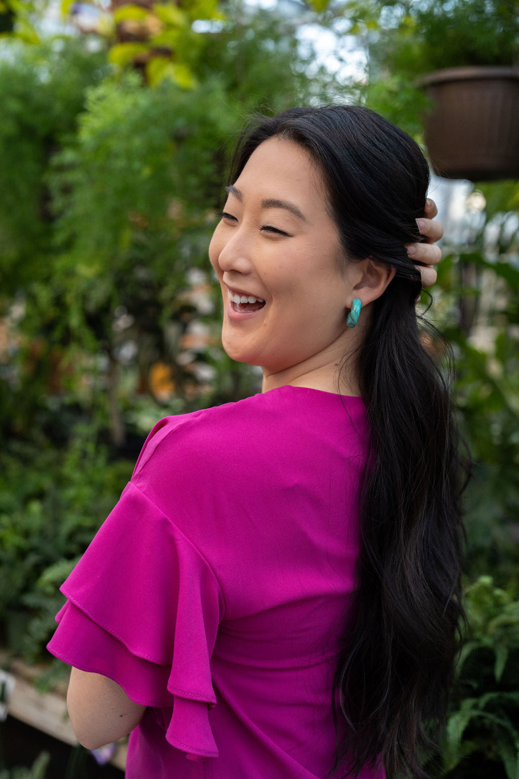 Chloe Hoops - Turquoise from Spiffy & Splendid