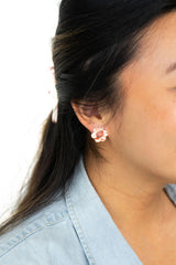 Flower Studs - Peach from Spiffy & Splendid