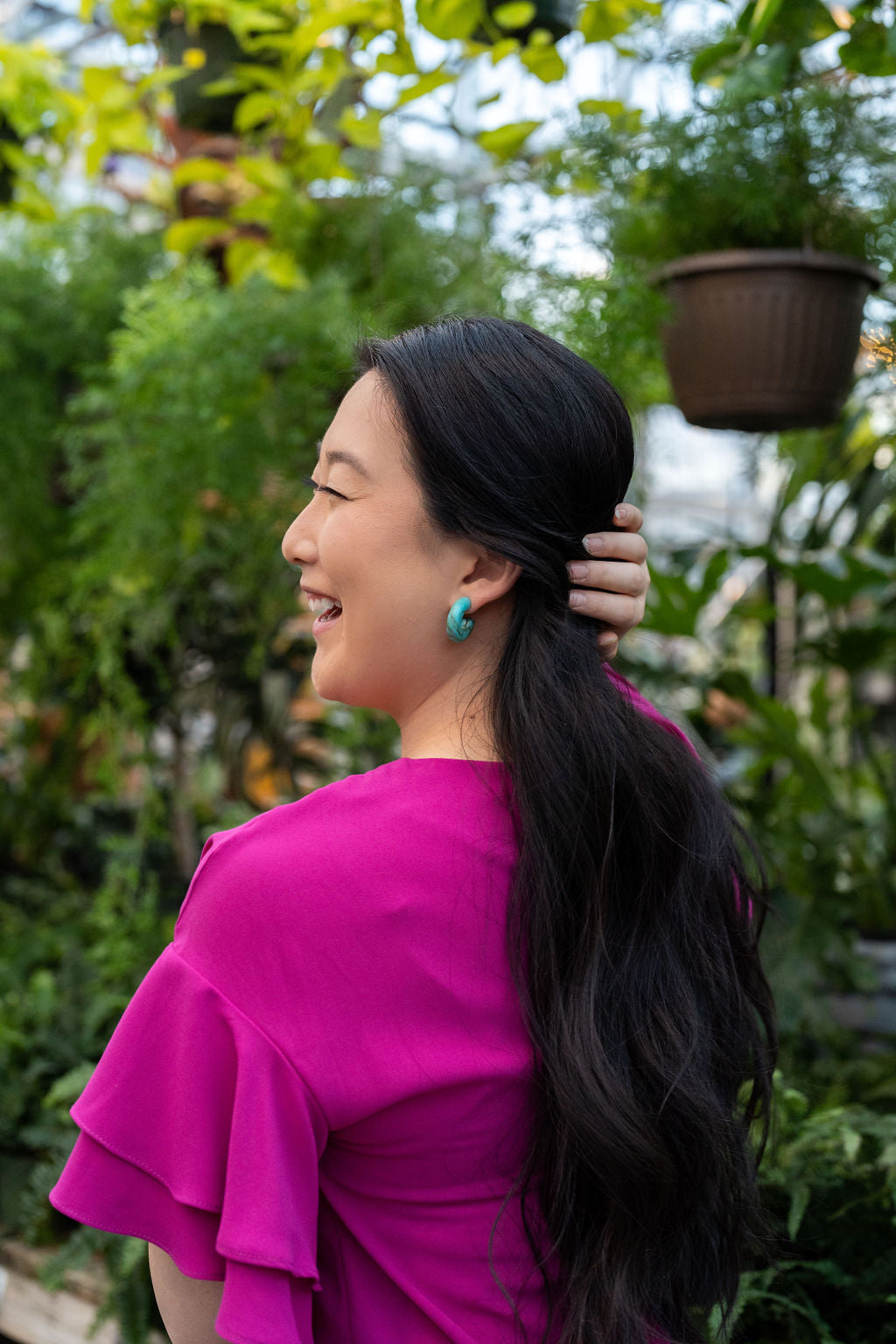 Chloe Hoops - Turquoise from Spiffy & Splendid