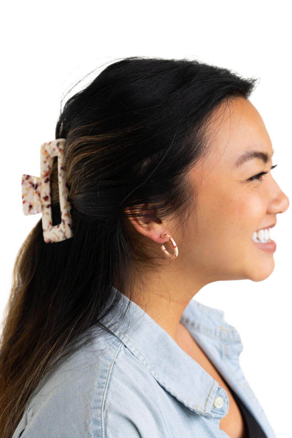 Cam Mini Hoops - Peach from Spiffy & Splendid