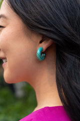 Chloe Hoops - Turquoise from Spiffy & Splendid
