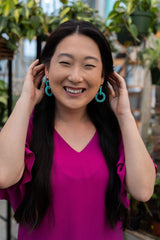 Cora Earrings - Turquoise from Spiffy & Splendid