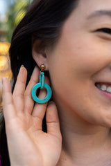 Cora Earrings - Turquoise from Spiffy & Splendid