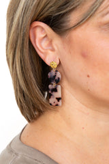 Nora Earrings - Blonde Tortoise from Spiffy & Splendid