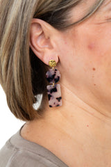 Nora Earrings - Blonde Tortoise from Spiffy & Splendid
