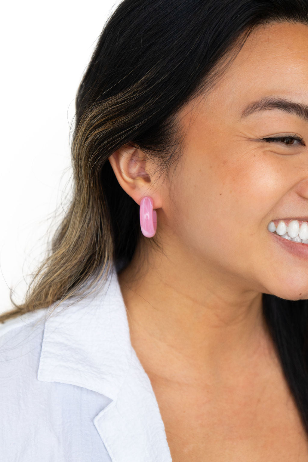 Chloe Hoops - Pink from Spiffy & Splendid