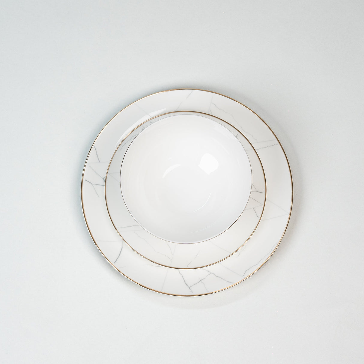 Miguel Marble Plates Set from Ozarké