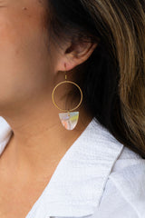 Iris Earrings Large - Iridescent Neon from Spiffy & Splendid