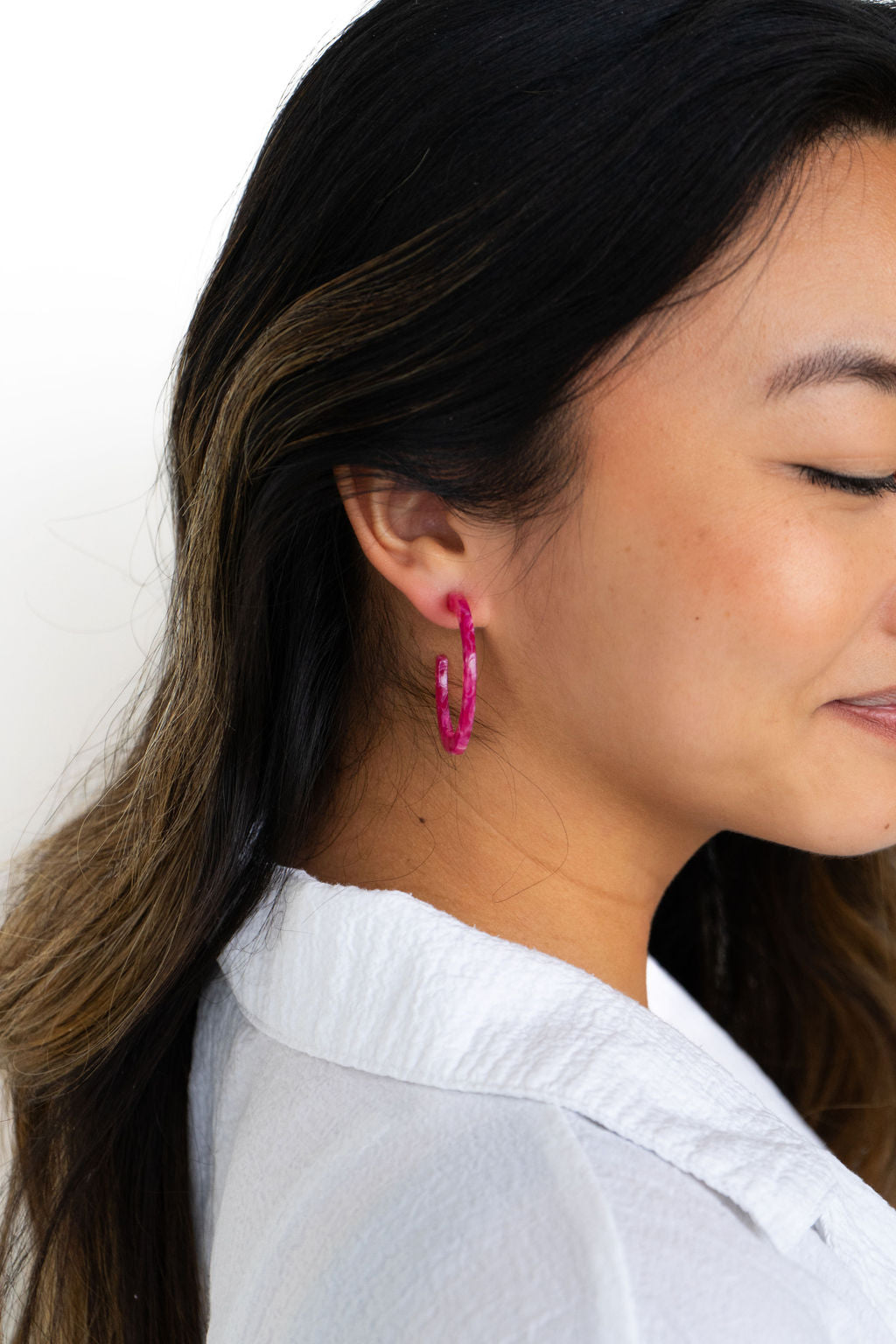 Camy Hoops - Raspberry from Spiffy & Splendid