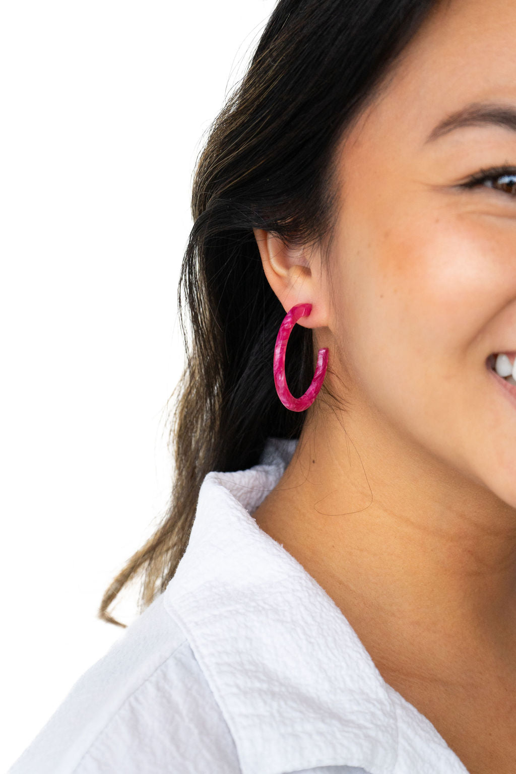 Camy Hoops - Raspberry from Spiffy & Splendid