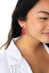 Camy Hoops - Raspberry from Spiffy & Splendid