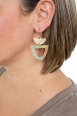 Irene Earrings - Iridescent Neon from Spiffy & Splendid