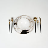Ozarke's Transform Gold Marble Plate Set from Ozarké
