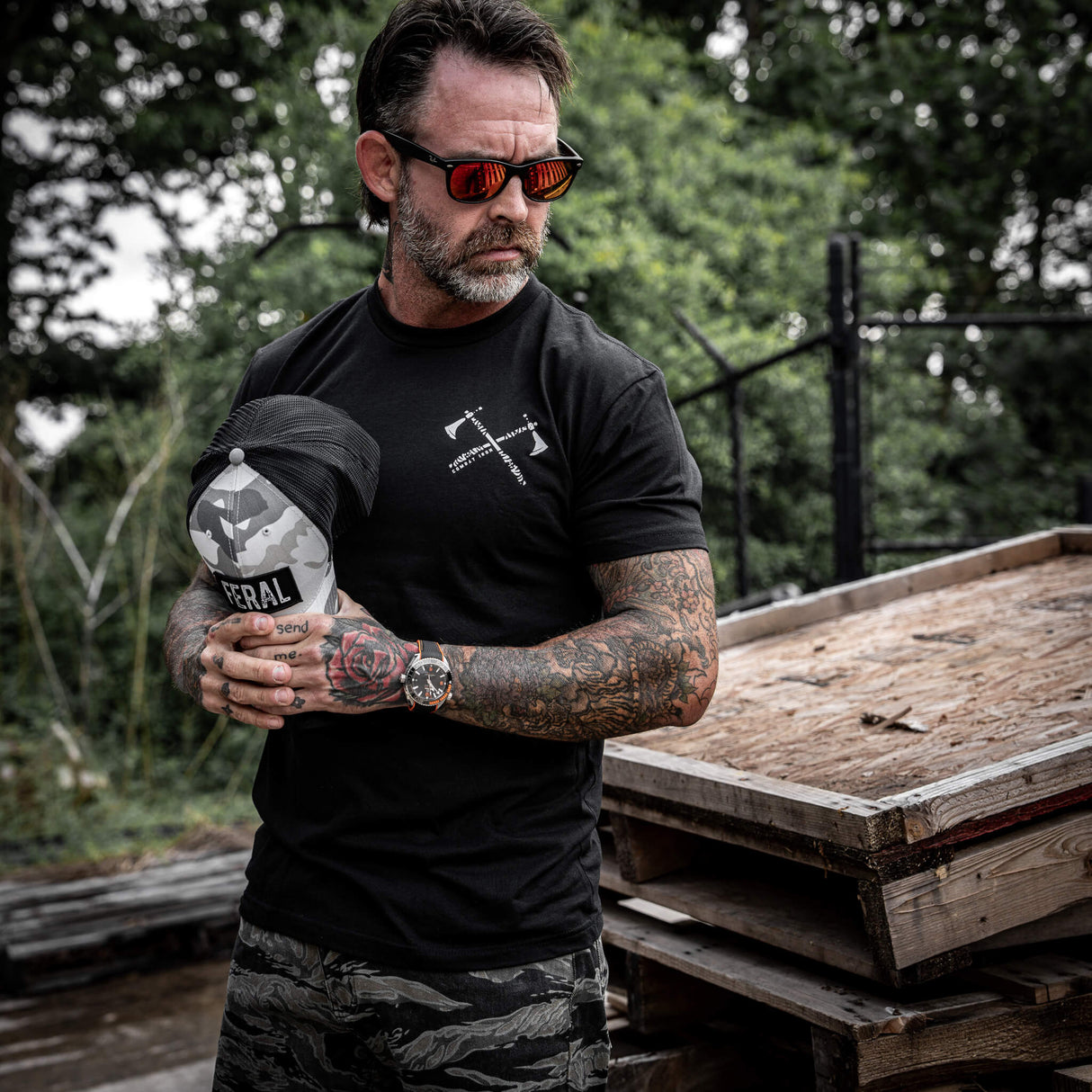Dying is Easy. Surviving Is Hard Men's T-Shirt From Combat Iron Apparel
