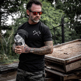 Dying is Easy. Surviving Is Hard Men's T-Shirt From Combat Iron Apparel