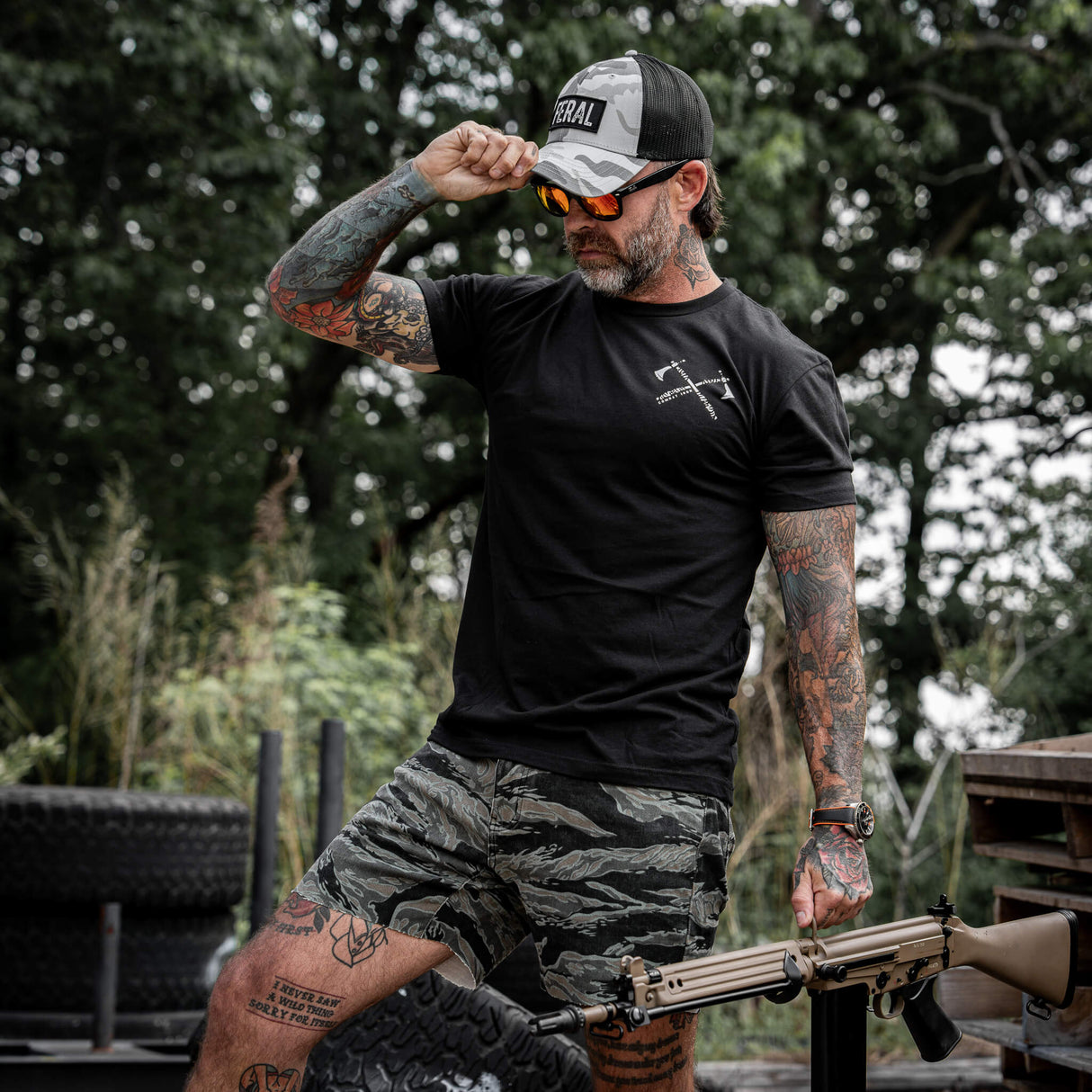Dying is Easy. Surviving Is Hard Men's T-Shirt From Combat Iron Apparel