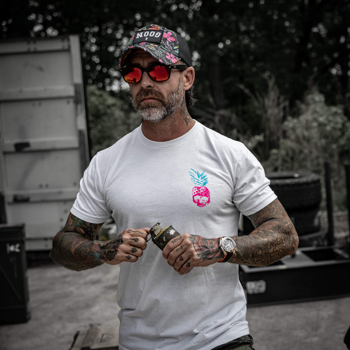 Juicy AF Pineapple Men's T-Shirt From Combat Iron Apparel