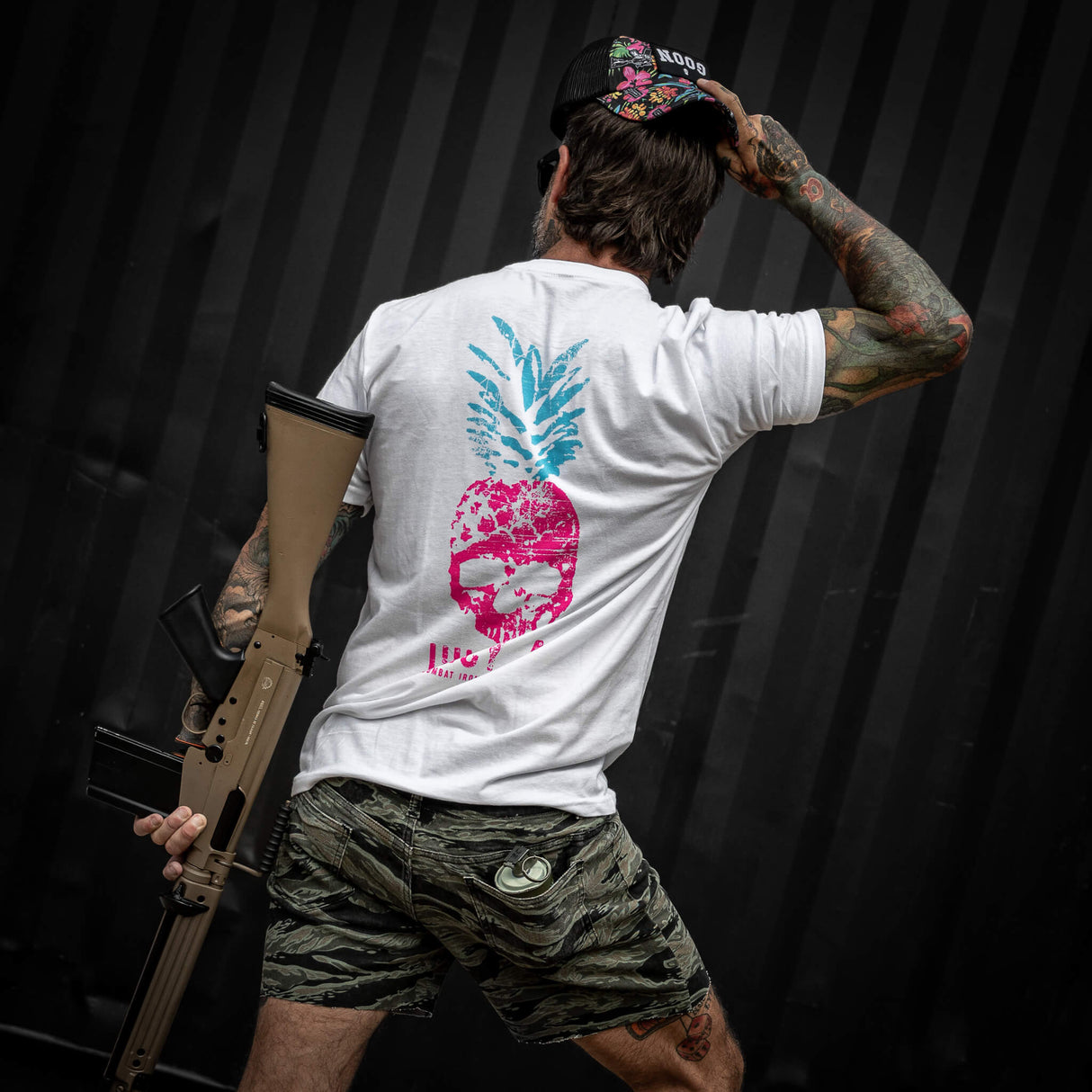 Juicy AF Pineapple Men's T-Shirt From Combat Iron Apparel