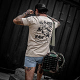 Ride 'Em Raw - Saddles Are For Sissy's Men's T-Shirt from Combat Iron Apparel