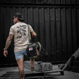 Ride 'Em Raw - Saddles Are For Sissy's Men's T-Shirt from Combat Iron Apparel
