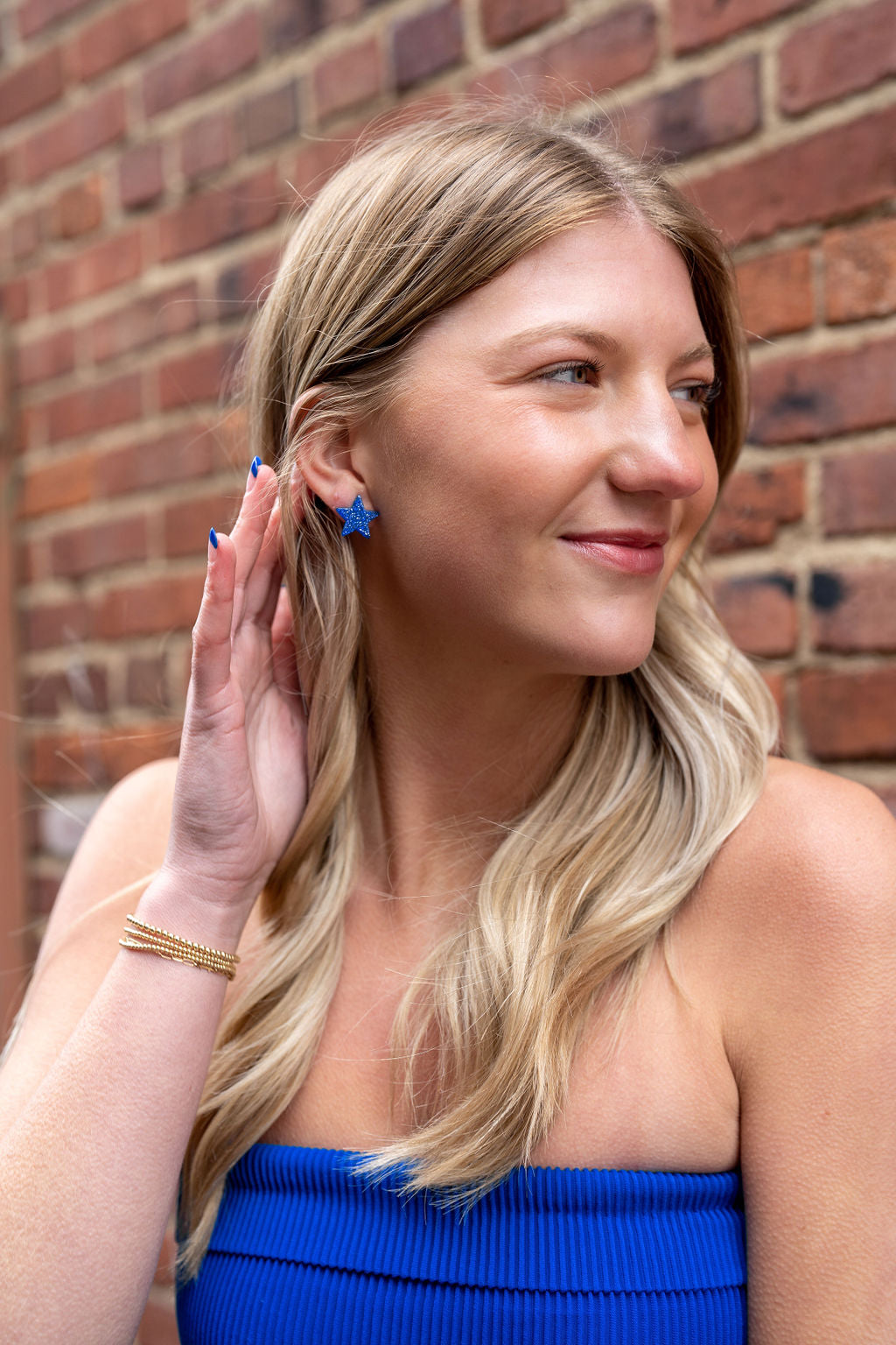 Liberty Star Studs - Blue from Spiffy & Splendid