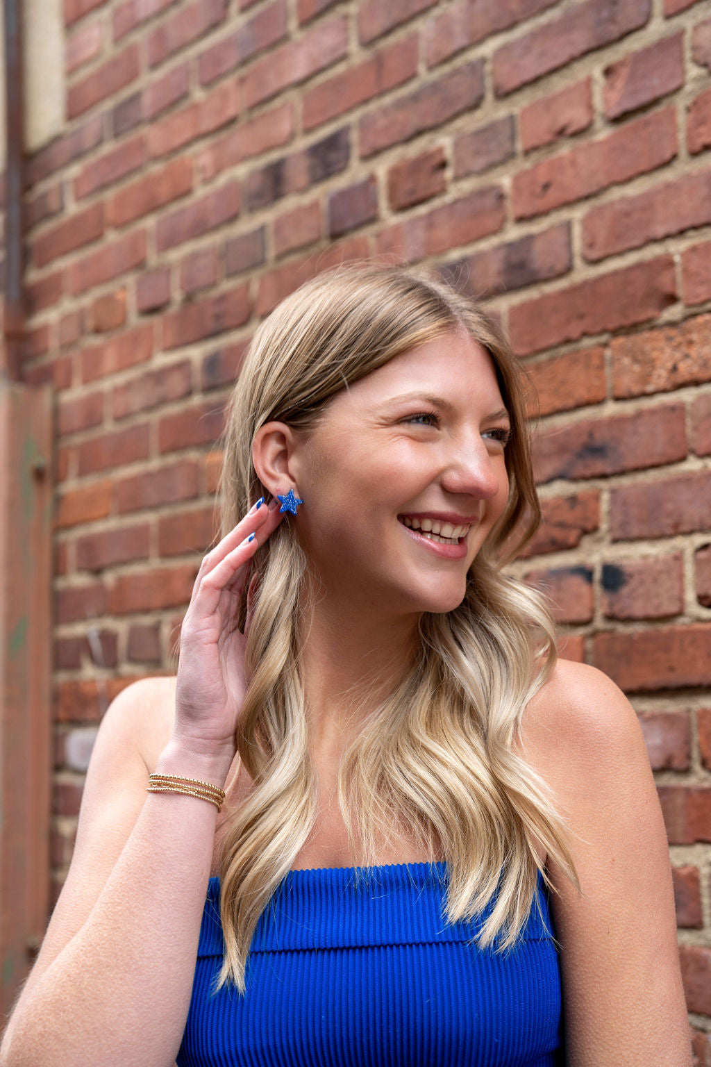 Liberty Star Studs - Blue from Spiffy & Splendid