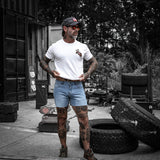 Ride 'Em Raw - Saddles Are For Sissy's Men's T-Shirt from Combat Iron Apparel