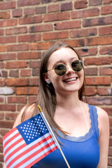 Liberty Star Studs - Silver from Spiffy & Splendid