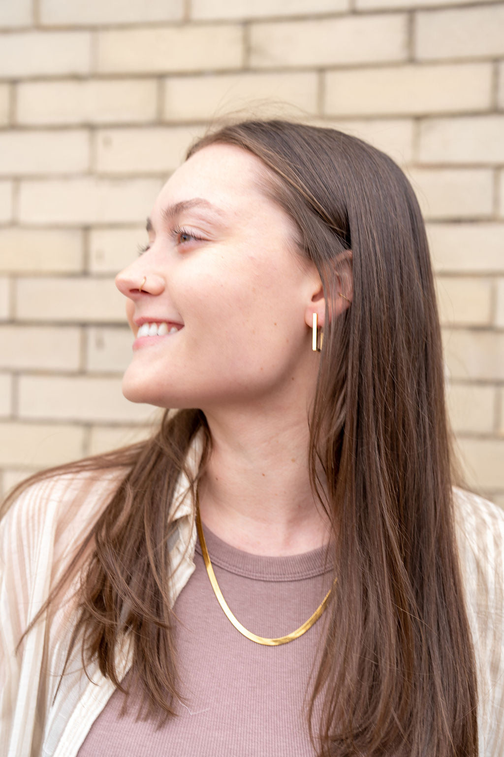 Luxe Gold Goldi Hoops from Spiffy & Splendid