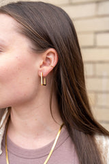 Luxe Gold Goldi Hoops from Spiffy & Splendid