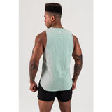 ELEVATE CUTOFF WORKOUT TANK - SAGE GREEN from NXTLVL ATHLETIC