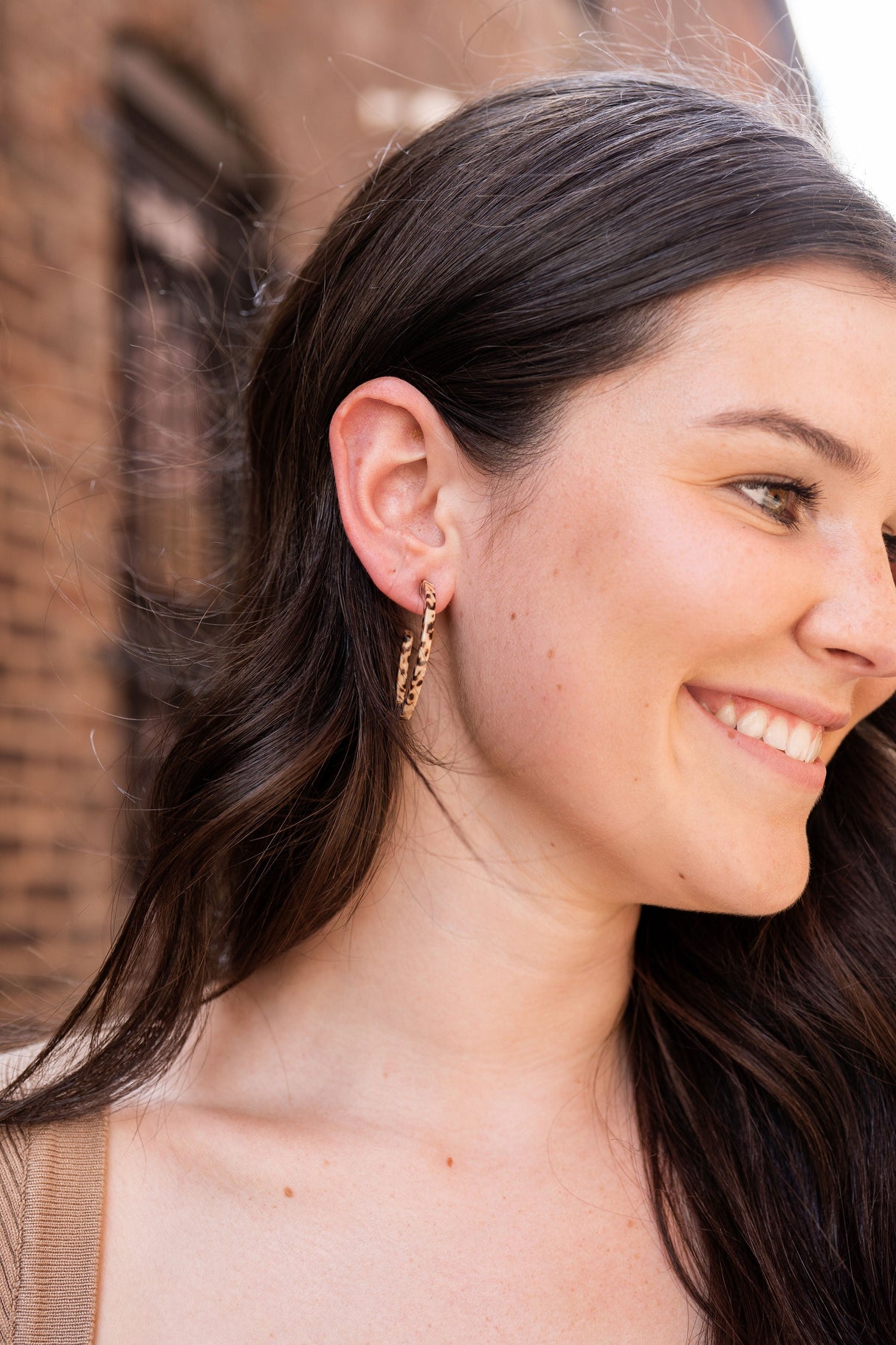 Camy Hoops - Brown Dot from Spiffy & Splendid