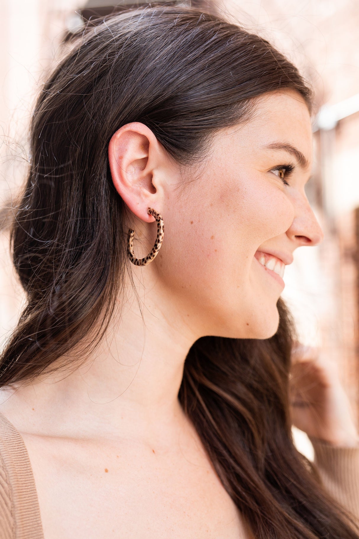 Camy Hoops - Brown Dot from Spiffy & Splendid