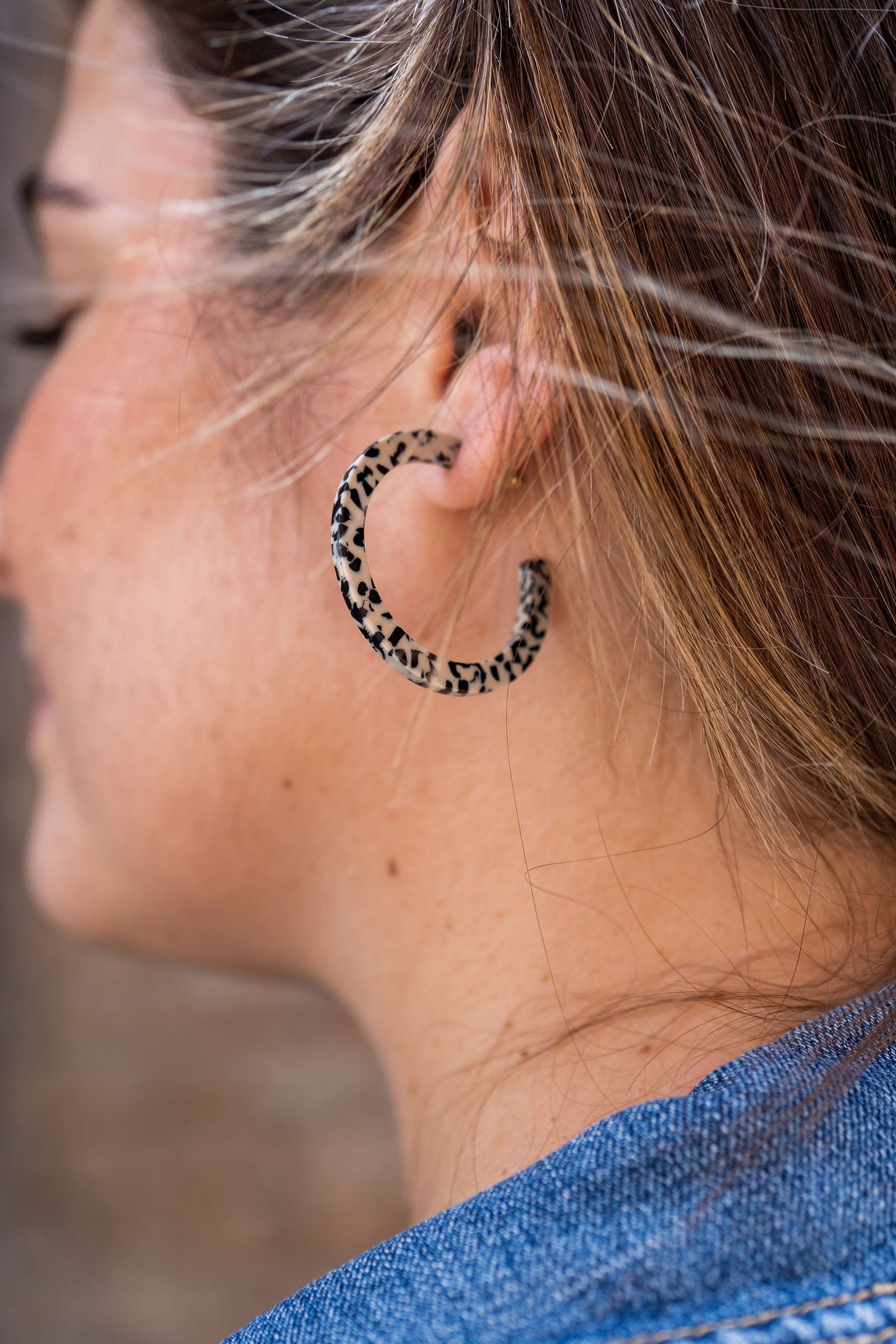 Camy Hoops - Black Dot from Spiffy & Splendid