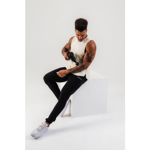 ELEVATE CUTOFF WORKOUT TANK - BANANA CREAM from NXTLVL ATHLETIC