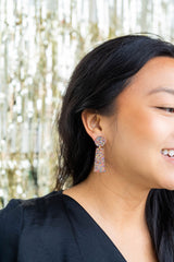 Mia Earrings - Rainbow Glitter from Spiffy & Splendid