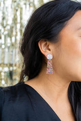 Mia Earrings - Rainbow Glitter from Spiffy & Splendid