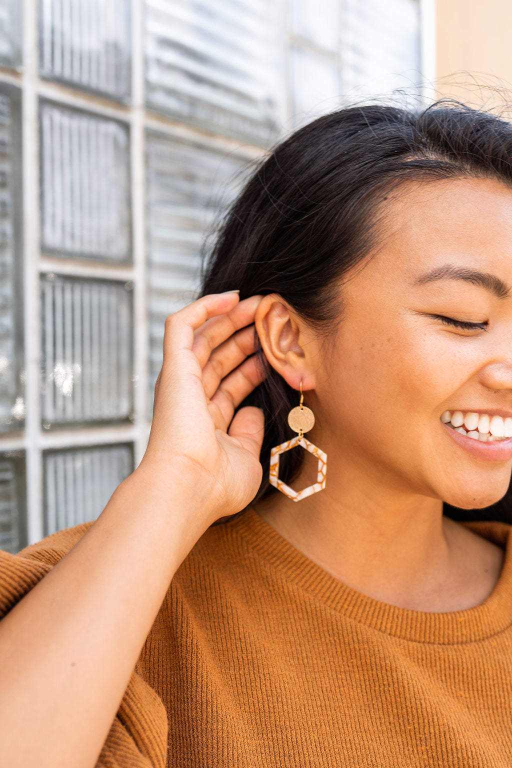 Lennox Earrings - Pumpkin Spice from Spiffy & Splendid
